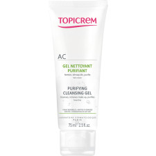 Очищающий себорегулирующий гель для лица Topicrem AC Purifying Cleansing Gel 75 мл mini slide 1