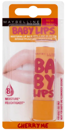 Захищає бальзам для губ Maybelline New York Baby Lips Вишневий спокуса 4.4 г