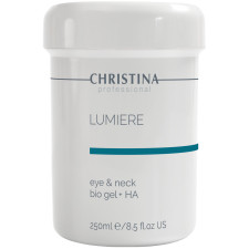 Гель для шкіри навколо очей і шиї Christina Люміре Lumiere Eye & Neck Bio Gel + HA з гіалуроновою кислотою 250 мл mini slide 1