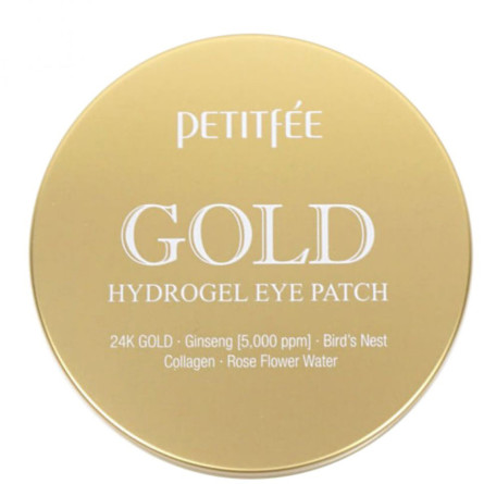 Гідрогелеві патчі для очей Petitfee Gold Hydrogel Eye Patch Золото 60 шт