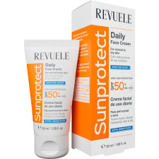 Щоденний крем для обличчя REVUELE Sunprotect SPF 50+ Зволожуючий 50 мл mini slide 1