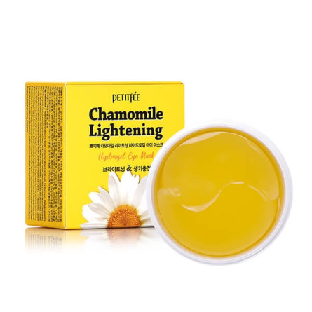 Гидрогелевые патчи для глаз Petitfee Chamomile Lightening Hydrogel Eye Mask Ромашка 60 шт