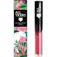 Блиск для губ All Tigers Natural & Vegan Gloss 601 Silence The Critics 8 мл mini slide 1