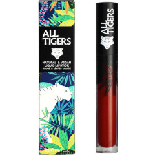 Рідка помада для губ All Tigers Natural & Vegan Liquid Lipstick 889 Command Respect 8 мл mini slide 1