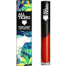 Рідка помада для губ All Tigers Natural & Vegan Liquid Lipstick 886 Shake The Ground 8 мл mini slide 1