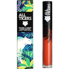 Рідка помада для губ All Tigers Natural & Vegan Liquid Lipstick 785 Hear Me Roar 8 мл mini slide 1