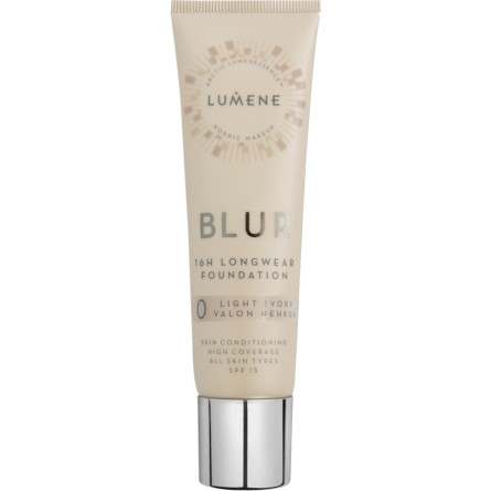 Основа тональная стойкая Lumene Blur Spf 15 №0 Light Ivory 30 мл