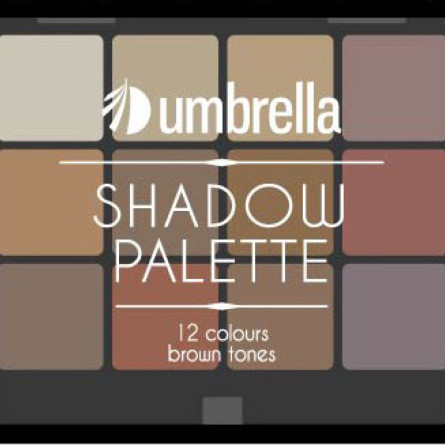 Палетка теней для век Umbrella Shadow Palette A Brown Tones 12 коричневых оттенков 20.7 г slide 1