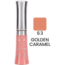 Блиск для губ Quiz Glance Shine lipgloss Глянцевий 63 Golden Caramel 7 мл mini slide 1