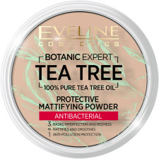 Матирующая антибактериальная пудра для лица 3в1 Eveline № 003-Light Beige 9 г mini slide 1