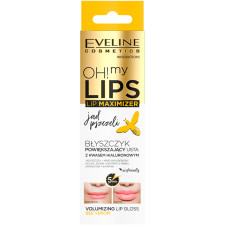 Блиск для збільшення об'єму губ Eveline Oh! My Lips — Lip Maximizer Бджолина отрута 4.5 мл mini slide 1