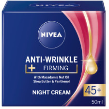 Ночной крем для лица NIVEA против морщин + упругость 45+ 50 мл (4005900450968) mini slide 1