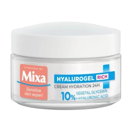 Крем Mixa Hyalurogel для очень сухой чувствительной кожи лица 50 мл