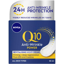 Відновлюючий нічний крем для обличчя NIVEA Q10 Power проти зморшок 50 мл mini slide 1