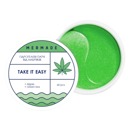 Тонізувальні гідрогелеві патчі під очі Mermade Take it easy 60 шт.