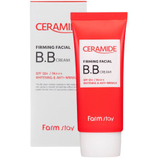 Зміцнювальний BB-крем для обличчя FarmStay Ceramide Firming Facial BB Cream з керамідами SPF 50 50 г mini slide 1