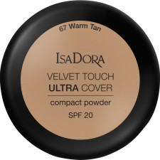 Пудра для обличчя Isadora Velvet Touch Ultra Cover Compact Powder 67 warm tan 7.5 г mini slide 1