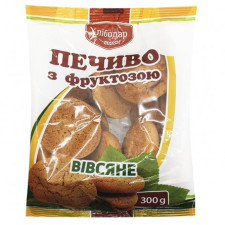 Печиво Хлібодар вівсяне з фруктозою 300г mini slide 1