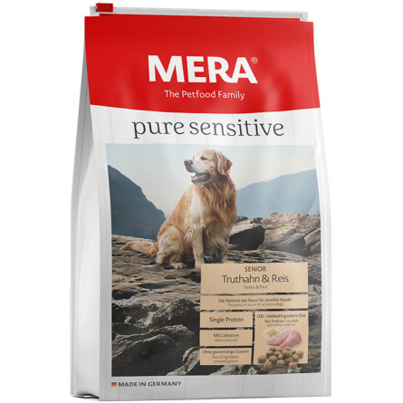 Сухий корм для собак похилого віку Mera ps Senior Truthahn&Reis з індичкою та рисом 12.5 кг slide 1