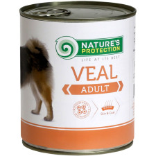 Вологий корм для собак Nature's Protection Adult Veal з телятиною 800 г (KIK24633) mini slide 1