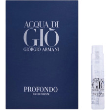 Пробник парфумована вода для чоловіків Giorgio Armani Acqua di Gio Profondo 1.2 мл mini slide 1