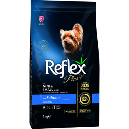 Повноцінний та збалансований сухий корм для собак Reflex Plus з лососем 3 кг slide 1