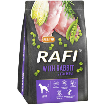 Сухий корм для дорослих собак Dolina Noteci RAFI з кроликом 3 кг