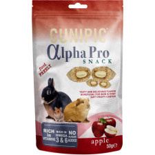 Снеки Cunipic Alpha Pro яблучні подушечки з кремовою начинкою 50 г mini slide 1