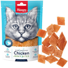 Лакомство для котов Wanpy Chicken Jerky Bites кусочки куриные вяленые 80 г mini slide 1