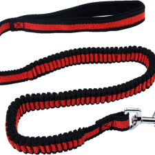 Повідець розтяжний Pet Nova Bungee 120-180 см Червоний (L-BUNGEE-RED) mini slide 1
