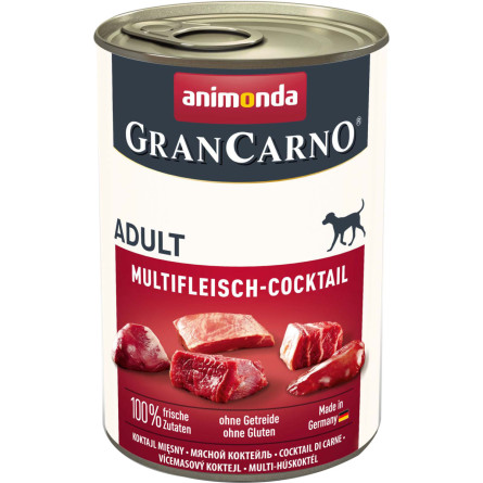 Влажный корм Animonda GranCarno Adult Multi Meat Cocktail мультимясной коктейль для собак 800 г