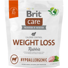 Корм для собак с лишним весом Brit Care Dog Hypoallergenic Weight Loss гипоаллергенный с кроликом 1 кг mini slide 1