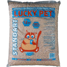 Наповнювач для котячого туалету Lucky Pet стандарт Деревний вбирний 12 кг (41 л) mini slide 1