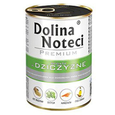 Влажный корм для собак Dolina Noteci Premium с дичью 400 г