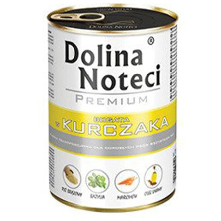 Вологий корм для собак Dolina Noteci Premium з куркою 400 г