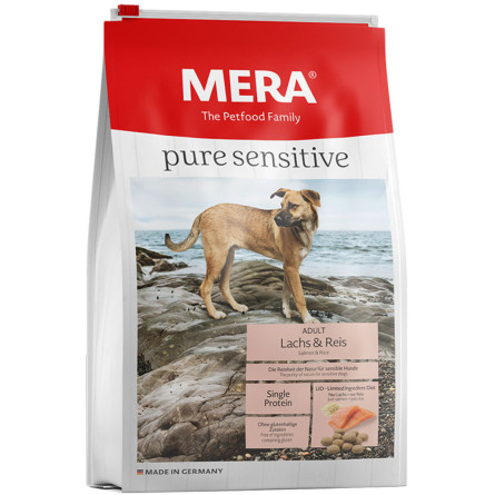 Сухий корм для дорослих собак Mera Lachs&Reis з лососем та рисом 12.5 кг