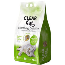 Наповнювач для котячого туалету ClearCat бентонітовий Марсельське мило 10 л mini slide 1