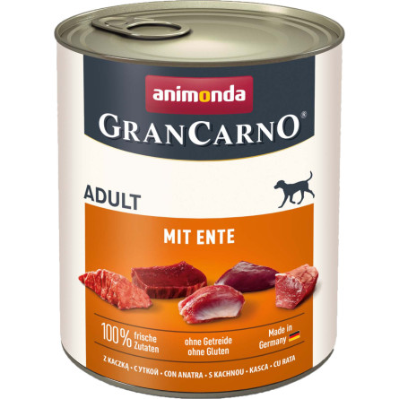 Влажный корм Animonda Gran Carno Adult with Duck с уткой для собак 800 г