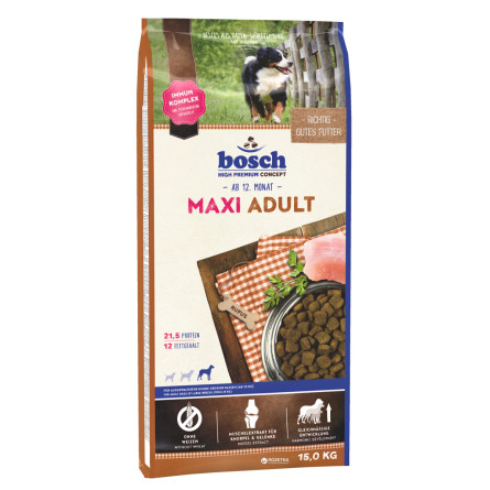 Сухий корм для собак Bosch 52100015 HPC Maxi Adult 15 кг