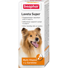 Жидкие витамины Beaphar Laveta Super for dogs для шерсти собак 50 мл (12554) mini slide 1