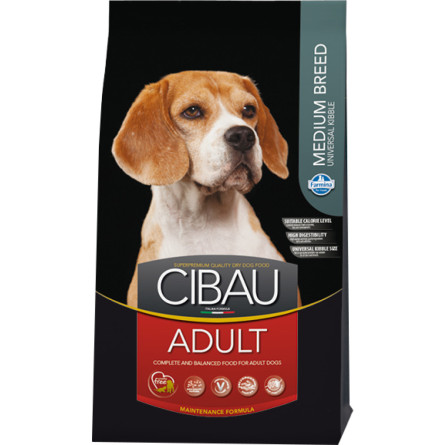 Сухий корм для собак Farmina CIBAU ADULT MEDIUM з куркою 2.5 кг slide 1