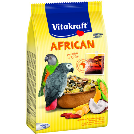 Повседневный корм для африканских попугаев Vitakraft African 750 г slide 1