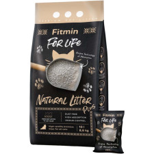 Бентонітовий наповнювач Fitmin Cat For Life Natural Litter Plus 10 л mini slide 1