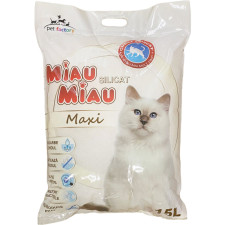 Наповнювач силікагелевий Miau Miau для котячого туалету 15 л mini slide 1