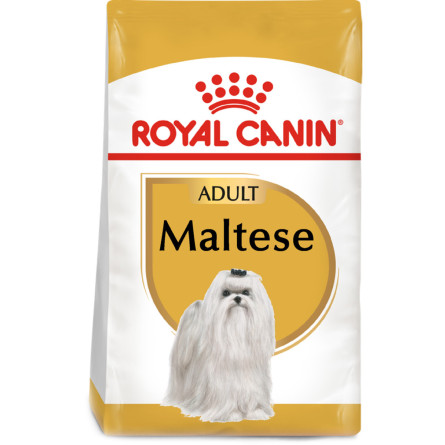 Сухой полнорационный корм для взрослых и стареющих собак породы Мальтийская болонка Royal Canin Maltese Adult в возрасте 10 месяцев и старше 500 г (3995005)