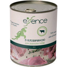 Вологий корм для дорослих собак Essence з яловичиною 800 г mini slide 1