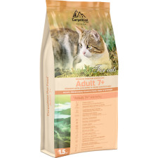 Сухий корм для літніх кішок від 7 років Carpathian Pet Food Adult 7 + з куркою і палтусом атлантичним 1.5 кг mini slide 1