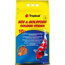 Корм ​​Tropical Koi&Goldfish Colour Sticks для ставкових риб у паличках 10 л mini slide 1