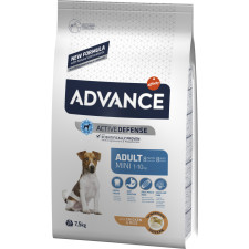 Сухой корм для взрослых собак маленьких пород Advance Mini Adult 7.5 кг mini slide 1
