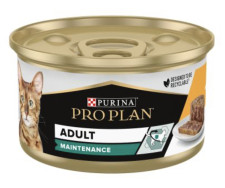 Упаковка вологого корму для дорослих котів Pro Plan Adult, шматочки в паштеті, з куркою 24 шт х 85 г (7613031358076/8445290172907) mini slide 1